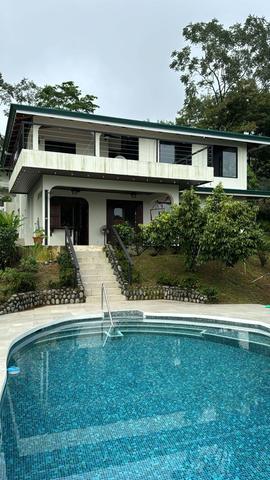 Home with a pool