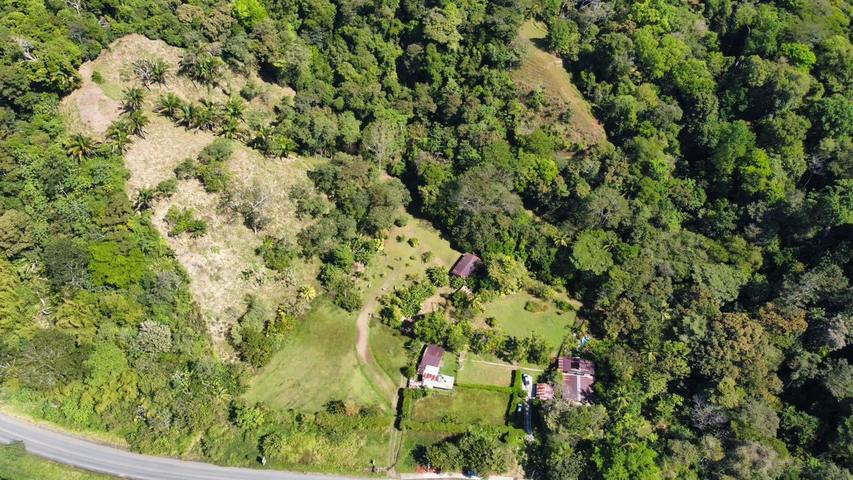 Rural land from above