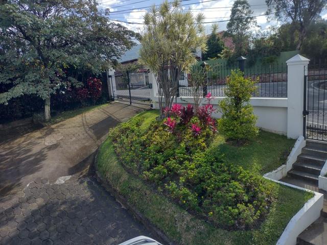 Landscaped entrance