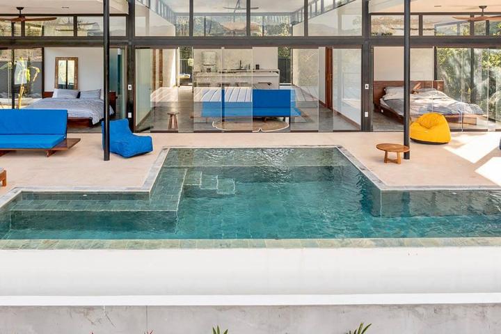 Modern villa with a pool