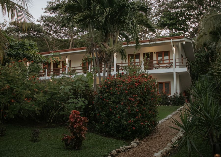 Two-story tropical home with landscaped gardens in Costa Rica